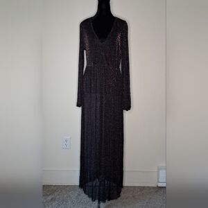 Maxi Dress Transparent FOREVER 21 Size XL NWT